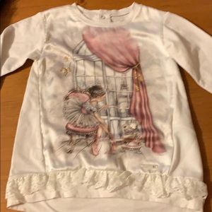 Mayoral girl ballerina top, size 3T/4T
